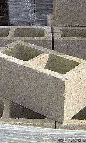 bloco de concreto fábrica