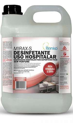 Desinfetante uso hospitalar Desinfetante uso hospitalar