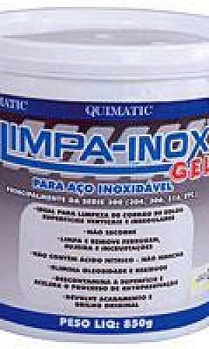 Limpa inox gel remove ferrugem